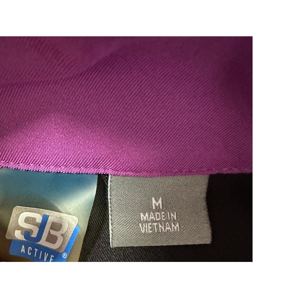 Sjb Active Medium Black Pants Jacket Set Purple S… - image 4
